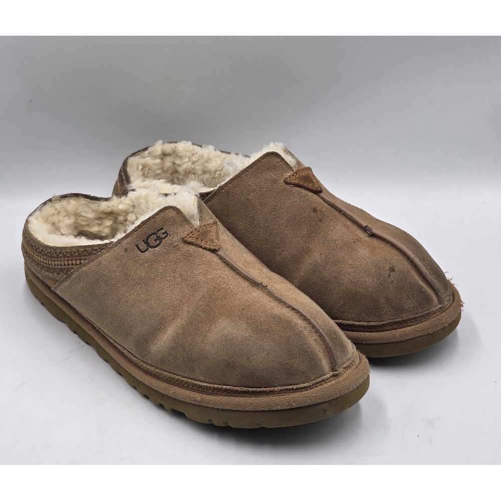 UGG Neuman Slipper Chestnut 1113631 Mens Slipper Slides Size 9 Slip-On